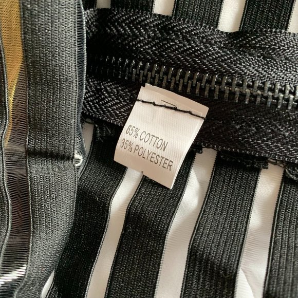 Shimmering Black & Gold Off Shoulder Top - Picture 10 of 11